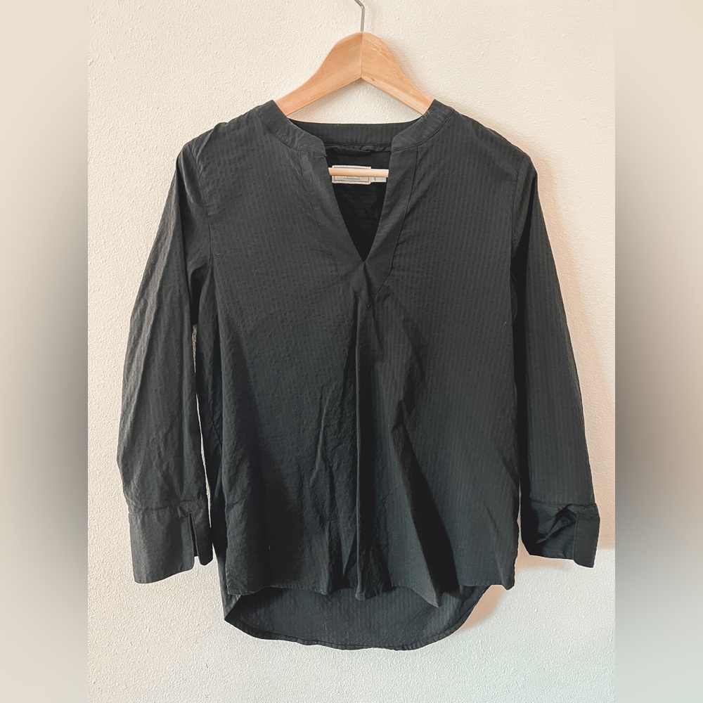 Vineyard Vines Navy Seersucker Henley